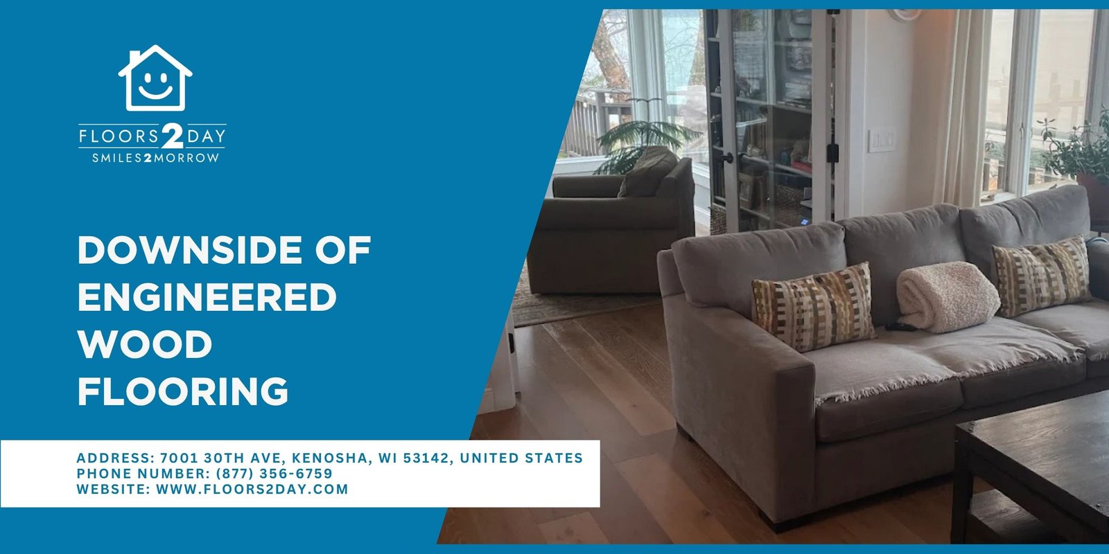 downsides of engineered wood flooring