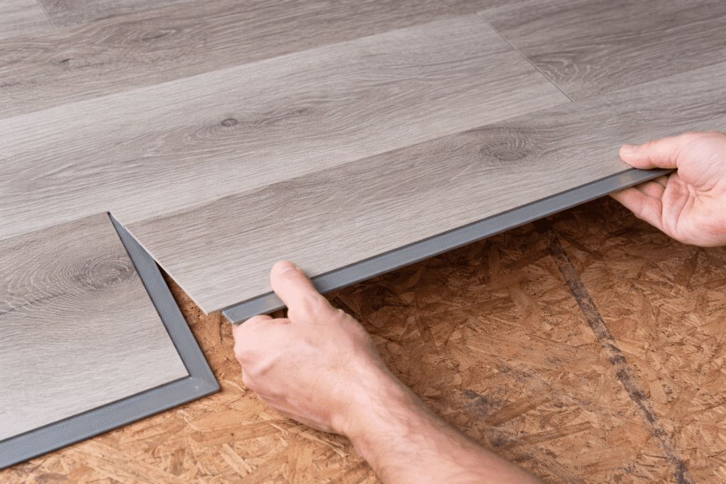 vinyl flooring installation in Kenosha