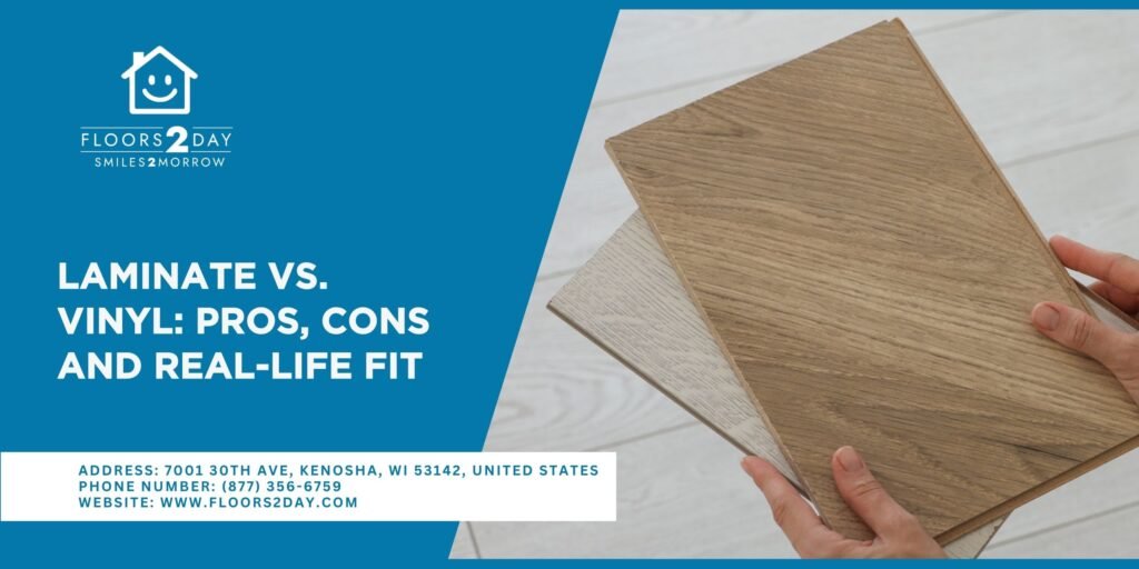 Laminate vs. Vinyl Flooring in Wisconsin | Laminate Flooring in Wisconsin | Vinyl Flooring in Wisconsin